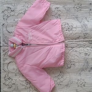 Vintage Winning Moves size 9 MONTH, lined zip up nylon jacket with hood
